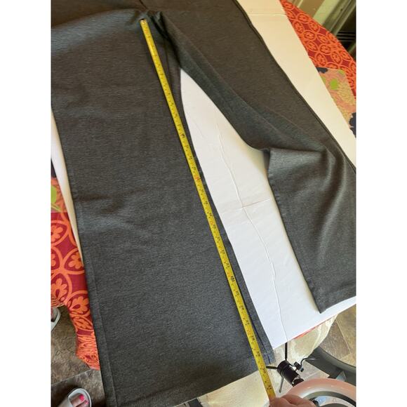 Gray NY Style & Co Ponte Mid rise Stretch Knit Pull on Bootcut Pants - XL - Picture 9 of 11
